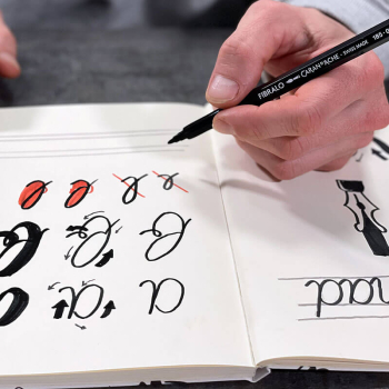 Caran d'Ache lettering Set Rylsee, style